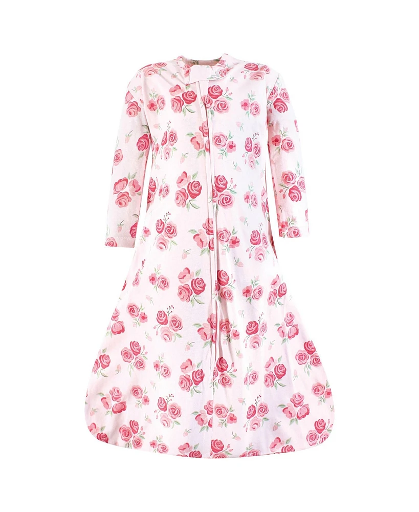 Hudson Baby Girls Long Sleeve Cotton Jersey Sleeping Bag