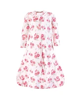 Hudson Baby Girls Long Sleeve Cotton Jersey Sleeping Bag