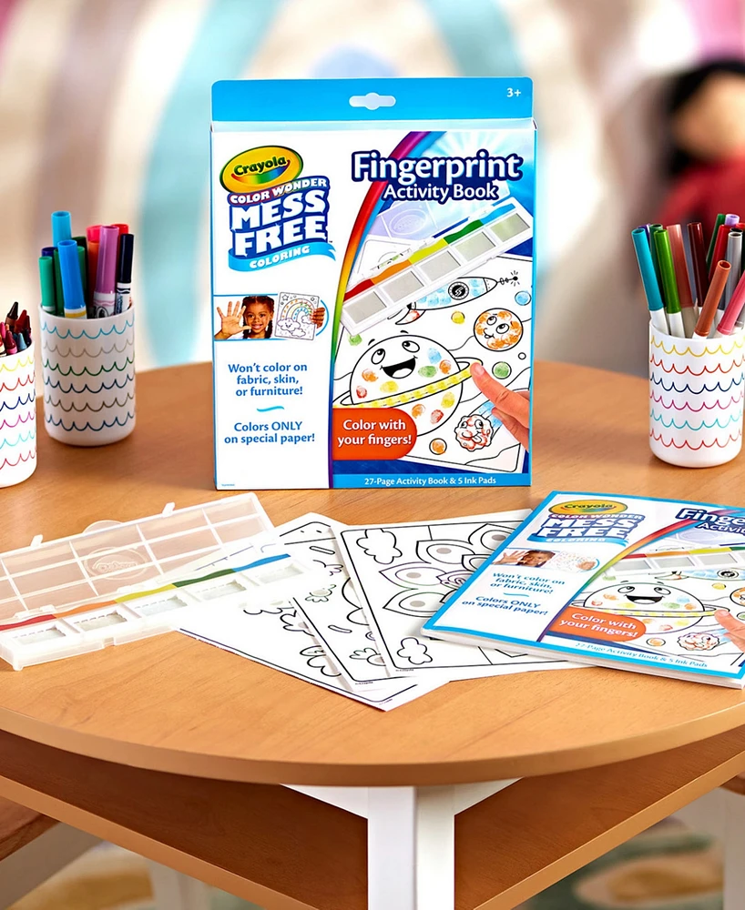 Crayola Color Wonder Fingerprint Activity Book