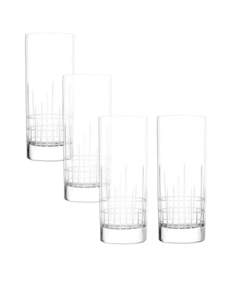 Stolzle Lausitz Manhattan Highball Glasses, Set of 4