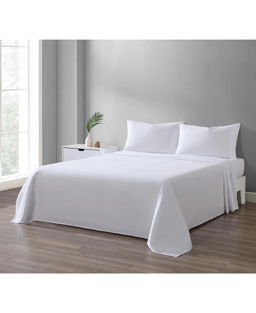Micropuff Full Flat Sheet Only (81 x 96) - White