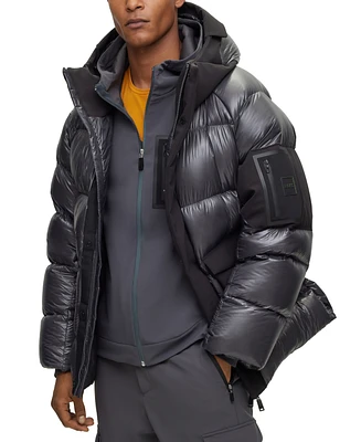 Boss by Hugo Boss Men's Oversized-Fit Water-Repellent Jacket