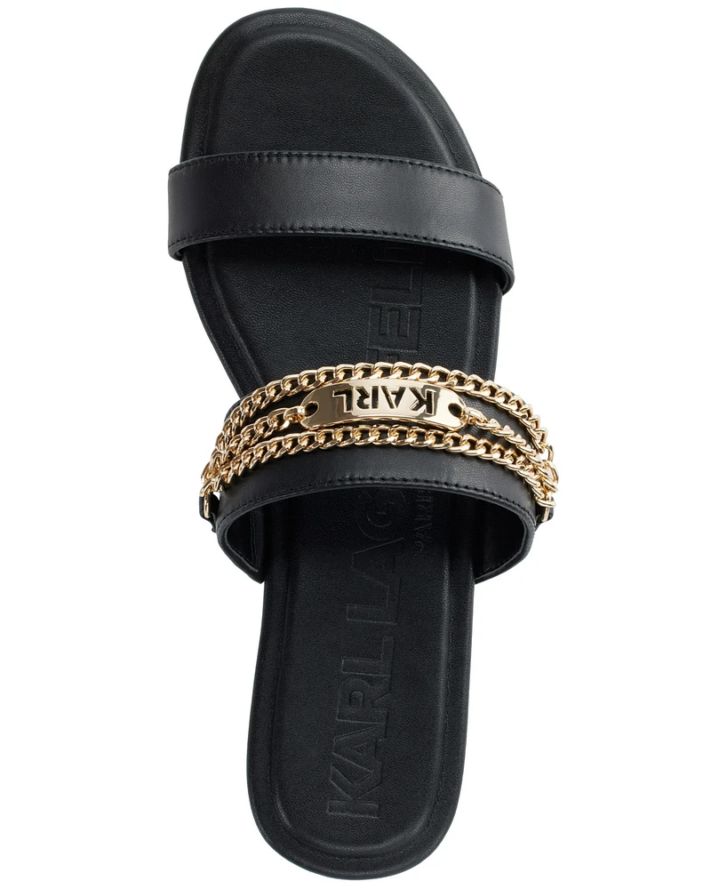 Karl Lagerfeld Paris Women's Canne Flat Sandals