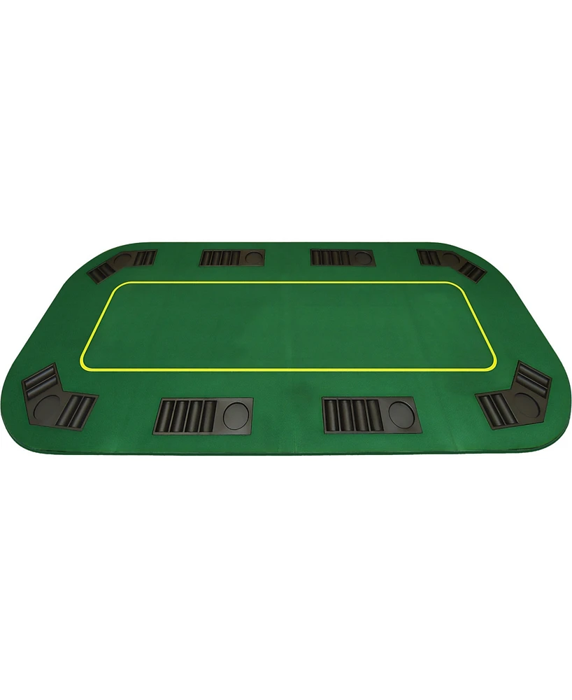 Trademark Poker 80" Deluxe Texas Holdem Folding Poker Tabletop