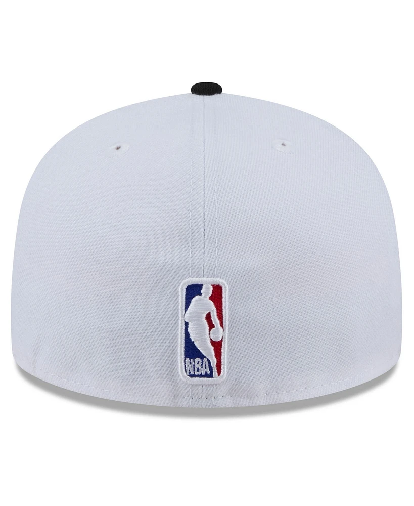 New Era Men's White Atlanta Hawks 2024/25 City Edition 59FIFTY Fitted Hat