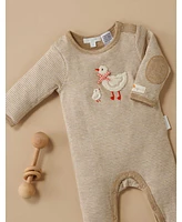 Purebaby Baby Boy and Girl Stripe Coverall