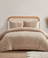 Jessica Simpson Plush Leopard 3-Pc. Comforter Set