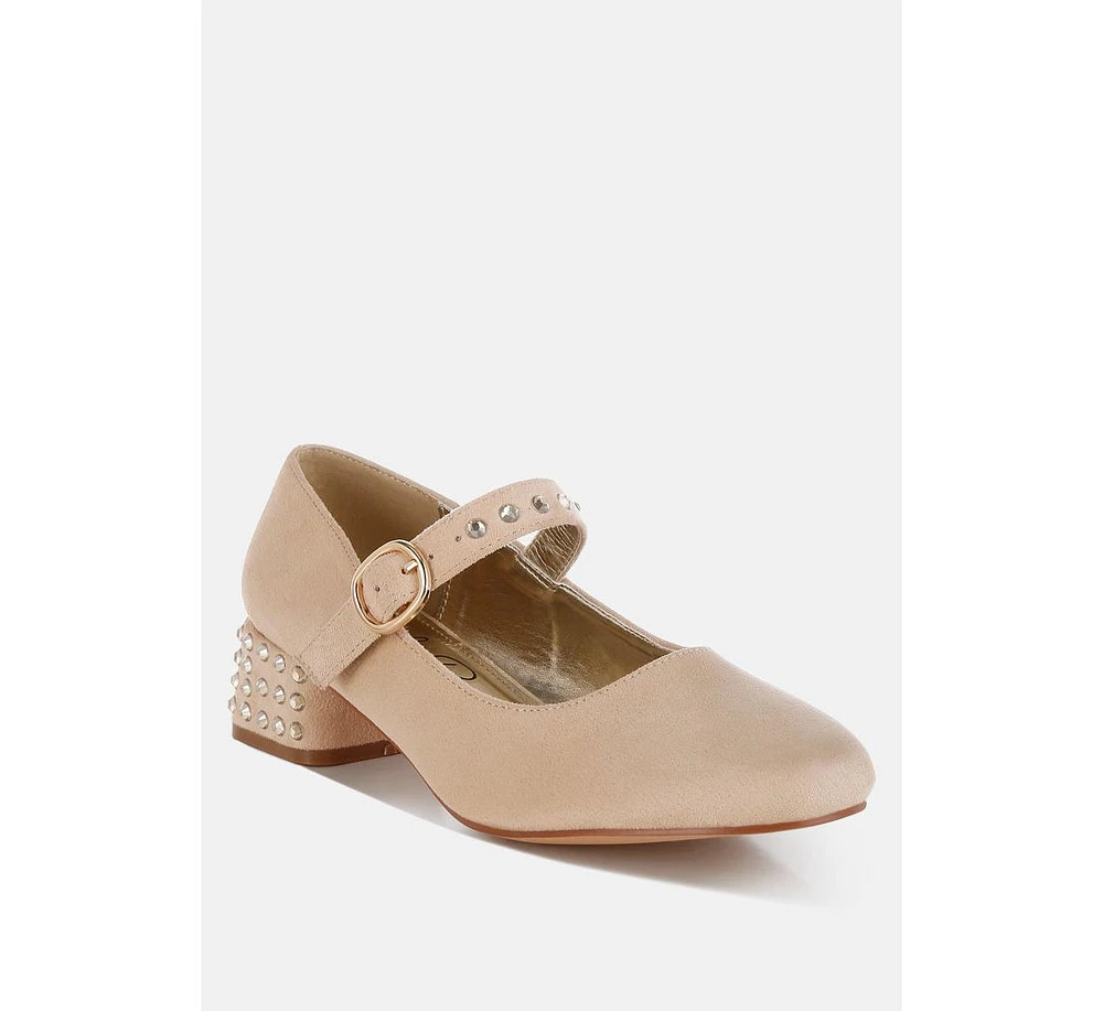 Sima Studded Mary Jane Pumps
