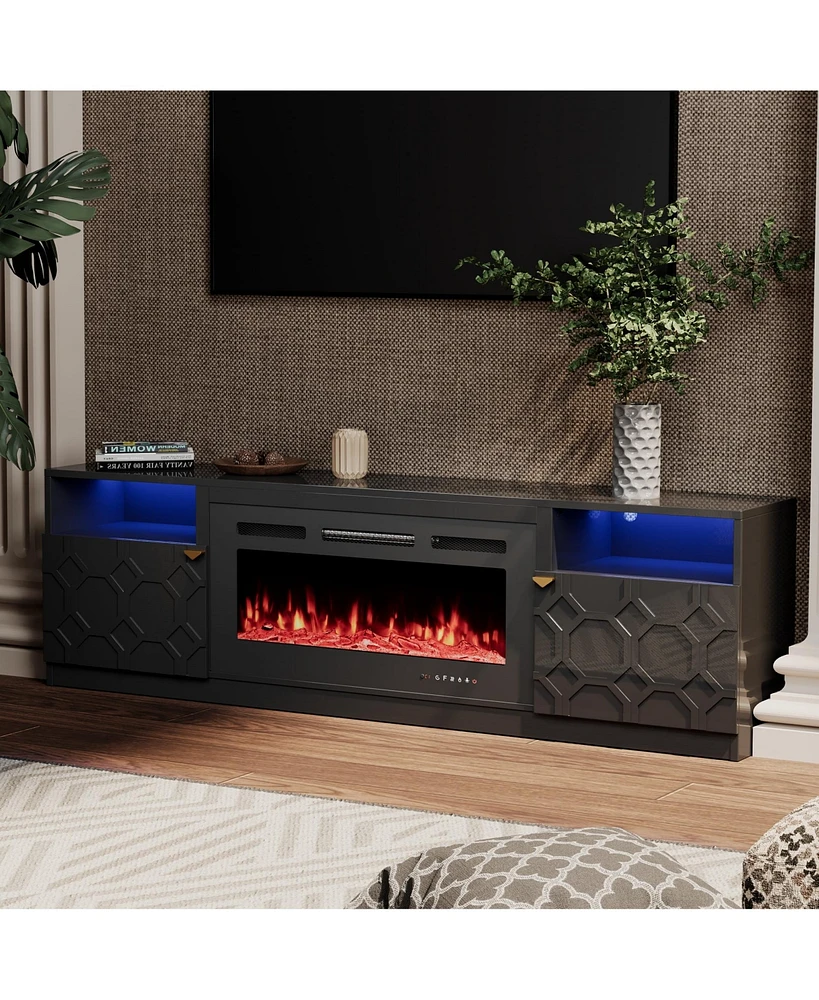 36 inches Multifunctional Electric Fireplace Tv Stand