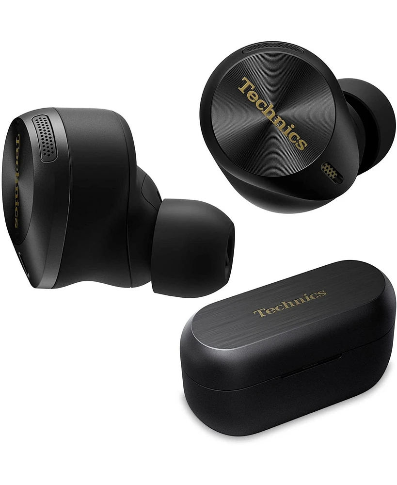 Technics Premium Hi-Fi True Wireless Bluetooth Earbuds with Advanced Noise Cancelling, 3 Device Multipoint Connectivity, Wireless Charging, Hi-Res Aud