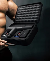 Tzumi PROfit Percussion Muscle Massage Gun, Rechargeable Deep Tissue Full-Body Massager with Multiple Attachments