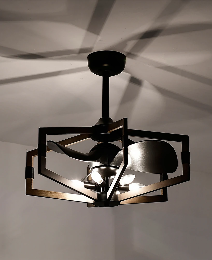 Home Accessories 26" Nicklas Indoor Ceiling Fan with Light Kit and Remote