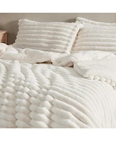 Roll Cakes Chunky Bunny - Coma Inducer Oversized Comforter Set - Cream,Queen