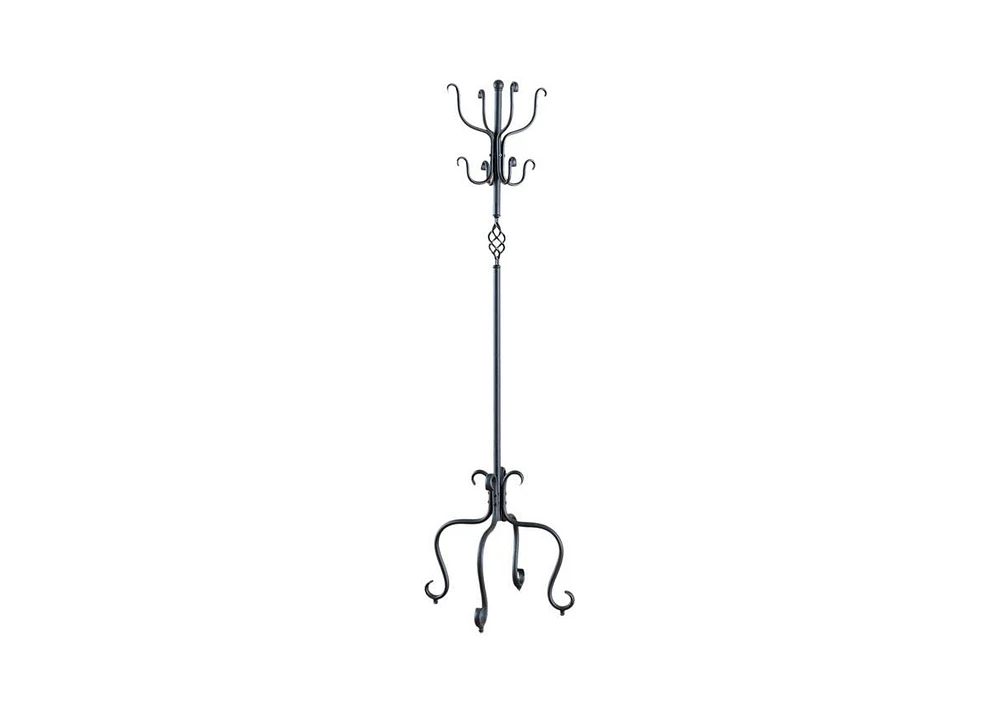 Slickblue Decorative and Functional Metal Coat Rack Entryway Hall Tree