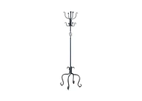Slickblue Decorative and Functional Metal Coat Rack Entryway Hall Tree