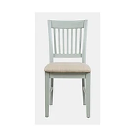Jofran Craftsman Slat-Back Upholstered Desk Chair
