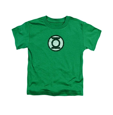 Green Lantern Baby-Girls Scribble Lantern Logo Short Sleeve Juvenile Tee / T-Shirt