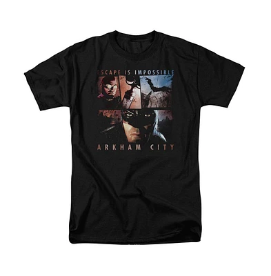 Batman Men's Arkham City Escape Is Impossible Short Sleeve Adult Tee / T-Shirt