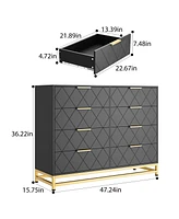 Dresser for Bedroom with 8 Drawer
