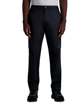Karl Lagerfeld Paris Men's Straight-Fit Twill Cargo Pants