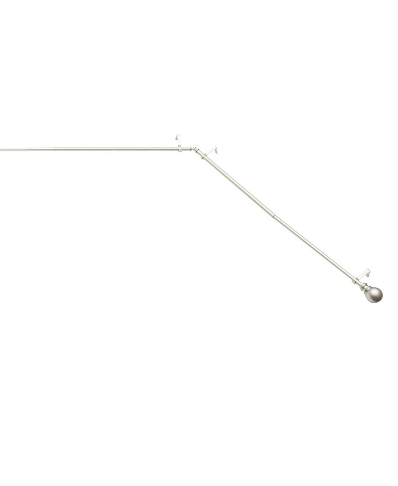 Kenney Bryce 3/4 Inch Decorative Bay Window Curtain Rod - Stylish and Versatile