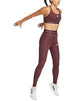 adidas Women's Medium-Impact Logo-Band Sports Bra