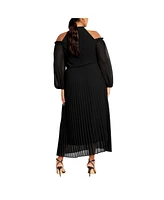 City Chic Plus Promise Maxi Dress