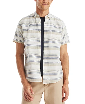 Nautica Men's Stripe Short-Sleeve Shirt