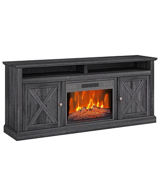 gaomon Farmhouse Electric Fireplace Tv Stand for TVs up to 65 Inch