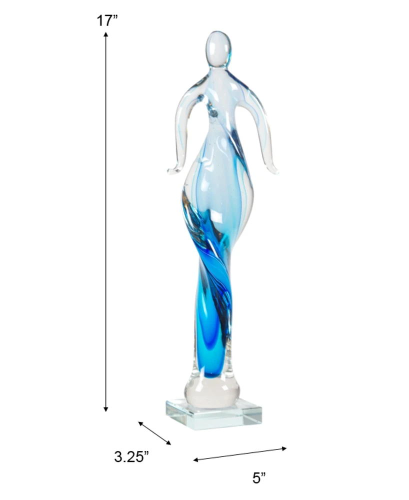 Dale Tiffany 17" Astral Art Glass Figurine