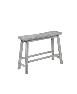 Saddle Design Wooden Bench – Rustic and Elegant Seating for Dining Room or Entryway