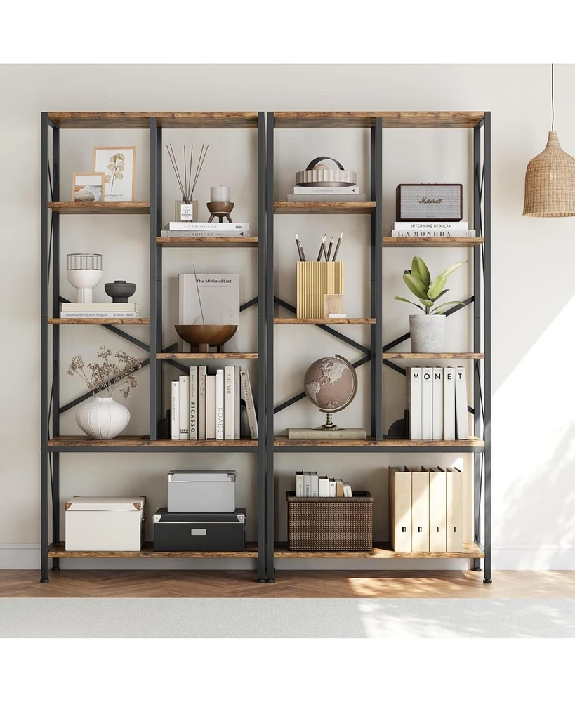 gaomon Adjustable 6 Tier Open Bookcase