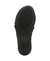 LifeStride Women's Cherish Washable Peep Toe Slide Sandals