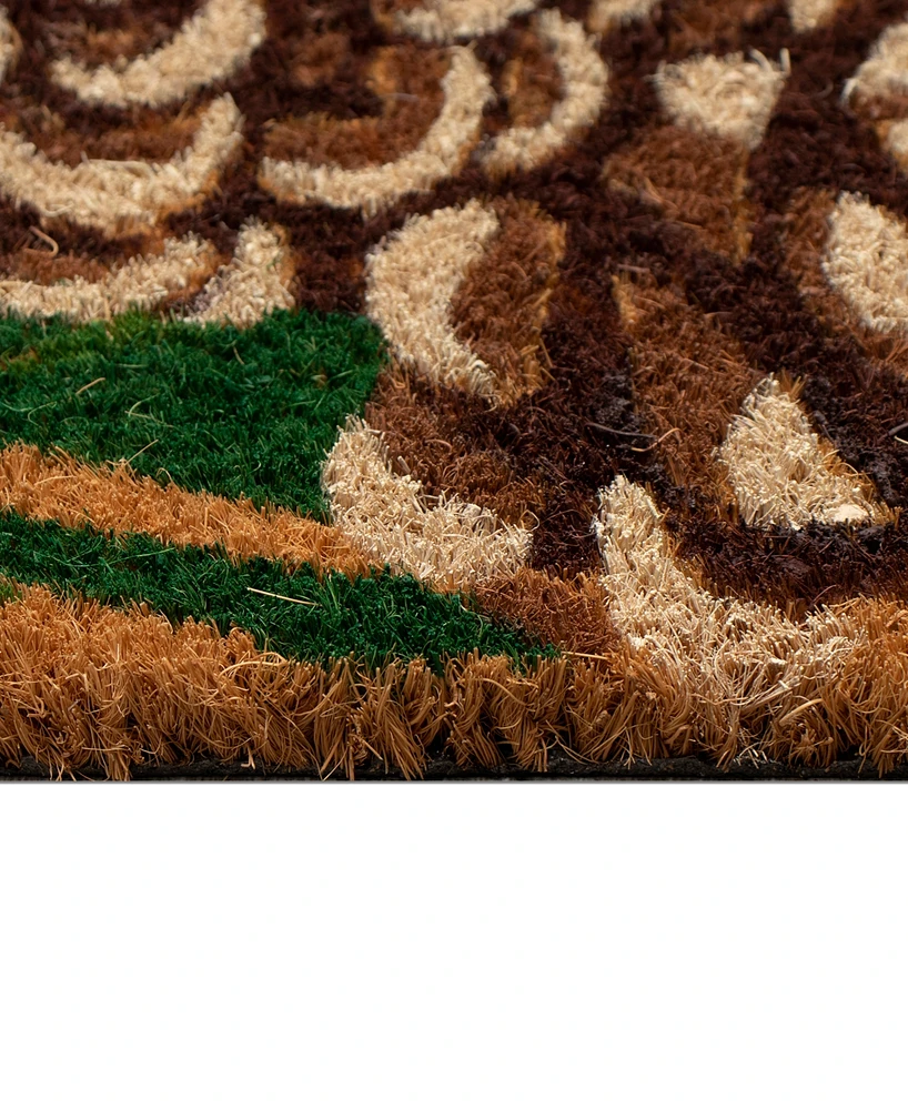 Liora Manne' Natura Pinecone Border 2'x3' Area Rug