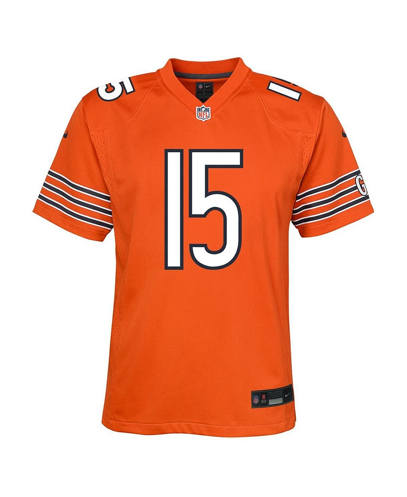 Nike Big Boys and Girls Rome Odunze Orange Chicago Bears Alternate Game Jersey