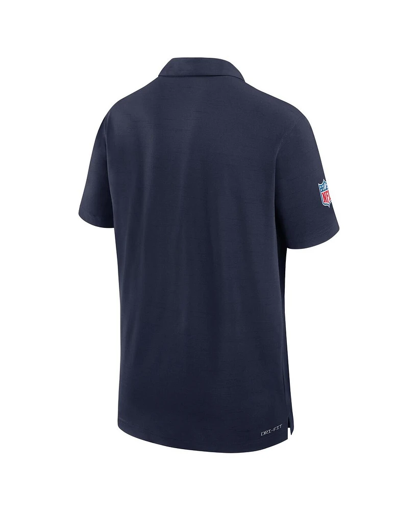 Nike Men's Navy Denver Broncos 2024/25 Sideline Performance Polo