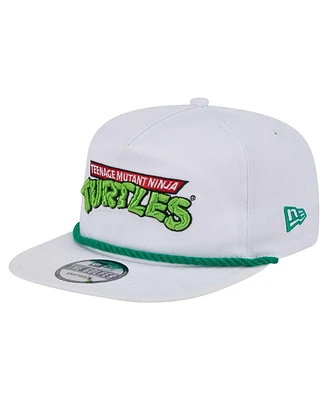 New Era Men's White Teenage Mutant Ninja Turtles Golfer Adjustable Hat