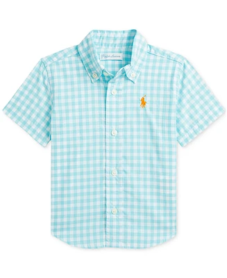 Polo Ralph Lauren Baby Boys Cotton Poplin Plaid Shirt