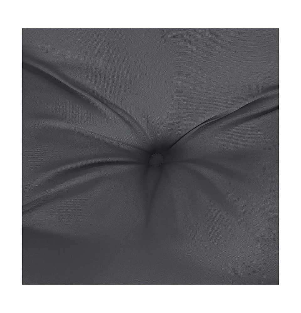 Pallet Cushion Anthracite 47.2"x15.7"x4.7" Fabric