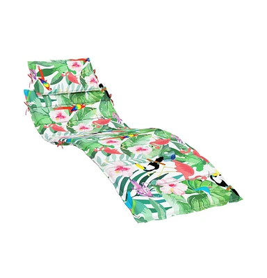 Sun Lounger Cushion Multicolor Oxford Fabric
