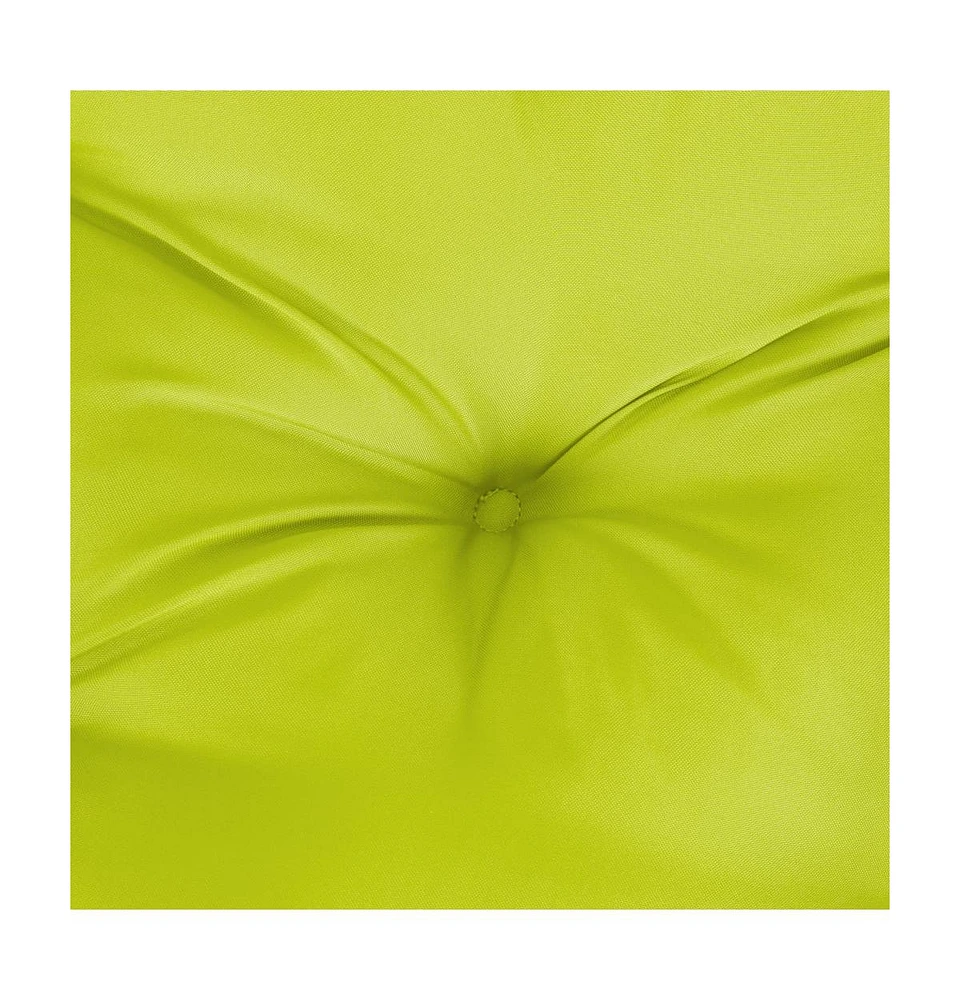 vidaXL Chair Cushions pcs Bright Green 19.7"x19.7"x2.8" Oxford Fabric