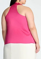 Eloquii Women's Halter Neck Top