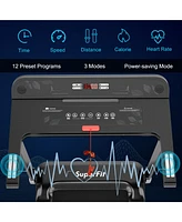Gymax Electric Folding Treadmill Portable Cardio Running Machine w/ App Control
