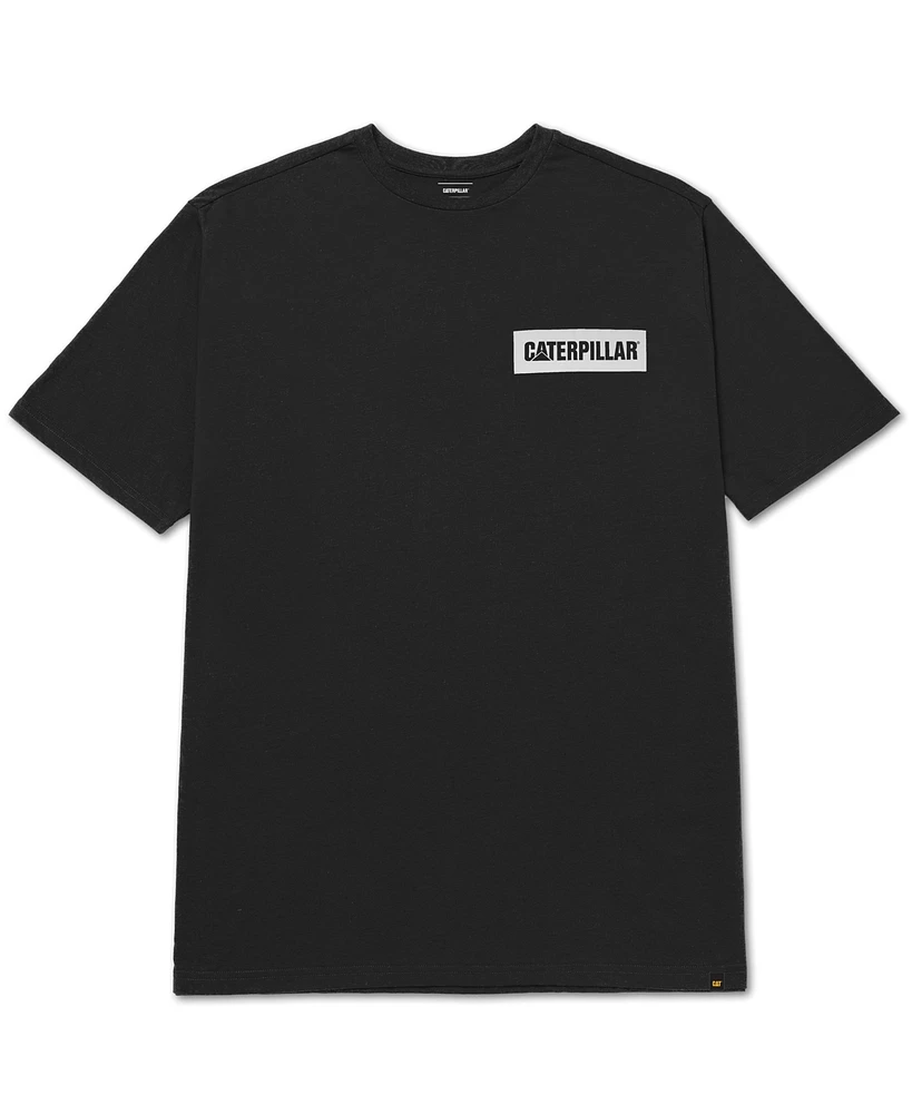 Cat Men's Reflective Caterpillar Logo T-Shirt