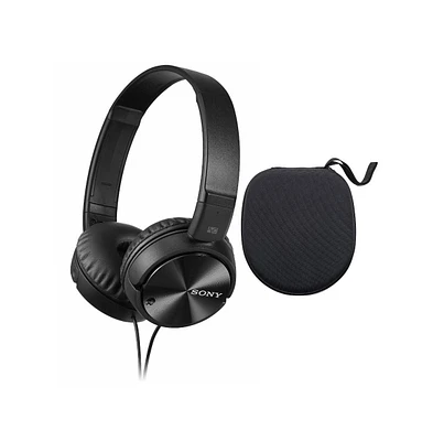 Sony ZX110NC Noise Cancelling Headphones with Protective Headphone Case