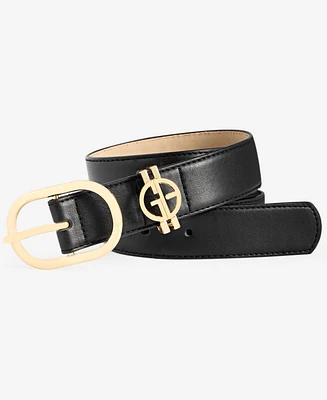 Giani Bernini Women's Cut-Out-Logo Loop Pant Belt