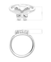 Devata Butterfly Ring in Sterling Silver