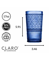Godinger Claro Highball Glasses, Set of 4