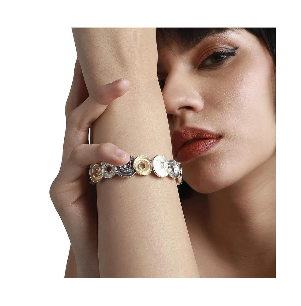 Textured Rose Bracelet