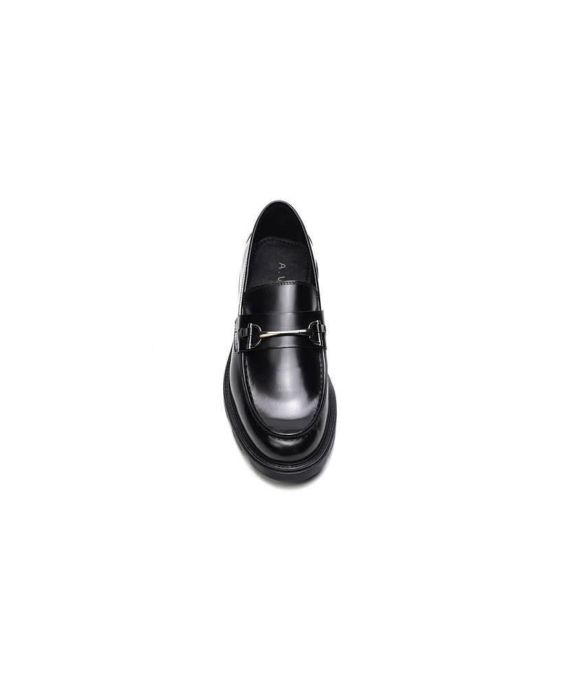 A. Veer Men's Samuel Leather Bit Loafers